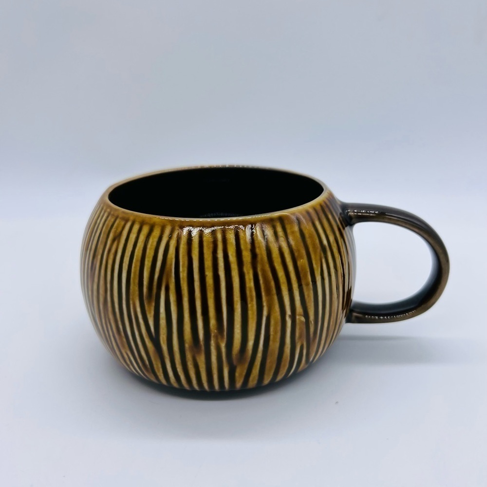 STARBUCKS VINTAGE BROWN 12 OUNCE COFFEE CUP